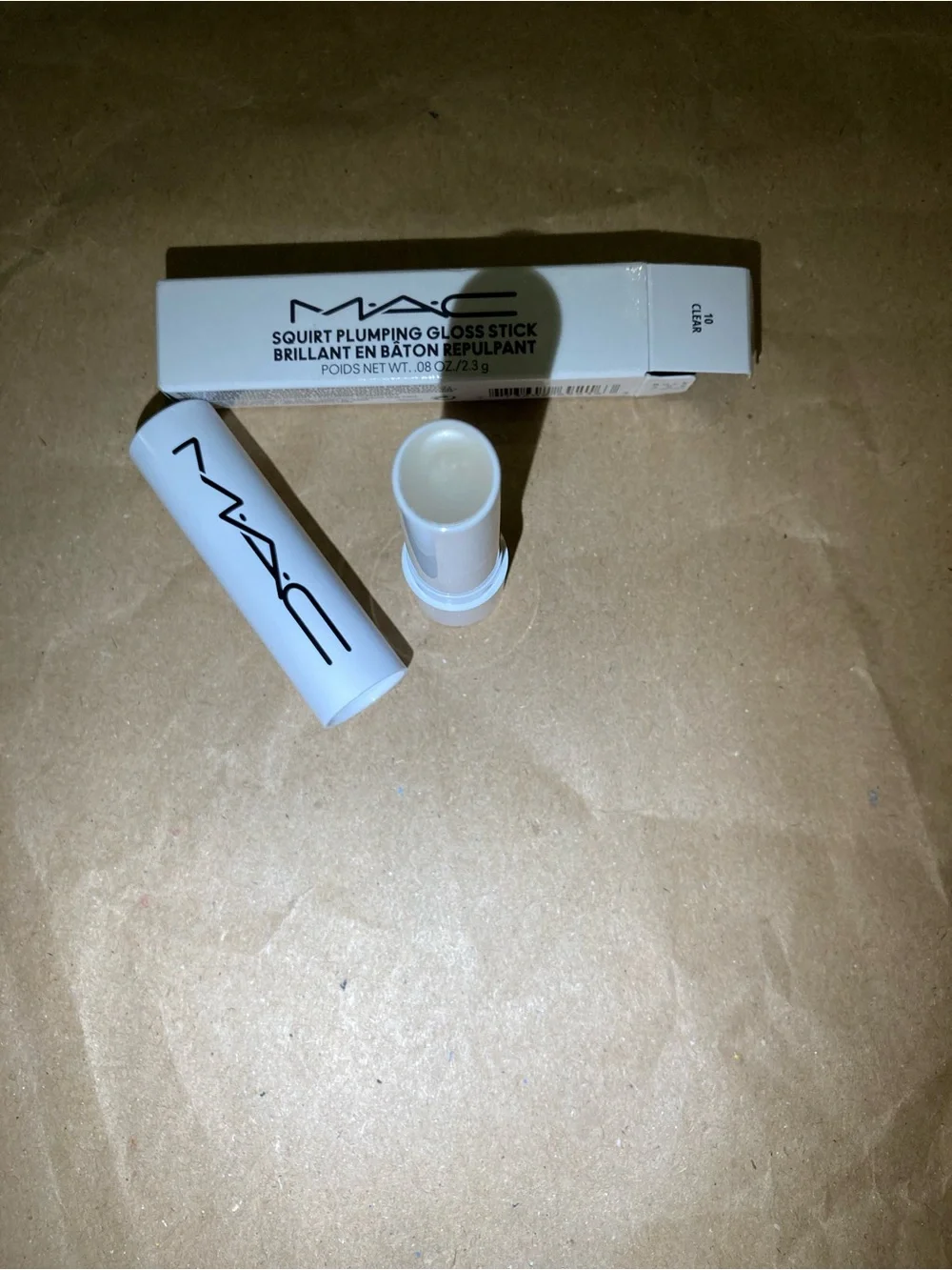 Mac squirt plumping gloss stick (clear)